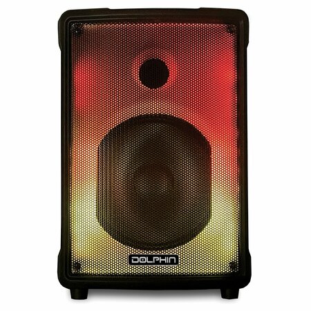 Dolphin Audio Portable 40-Watt-Continous-Power Bluetooth Speaker with Lights and Microphone KP-80